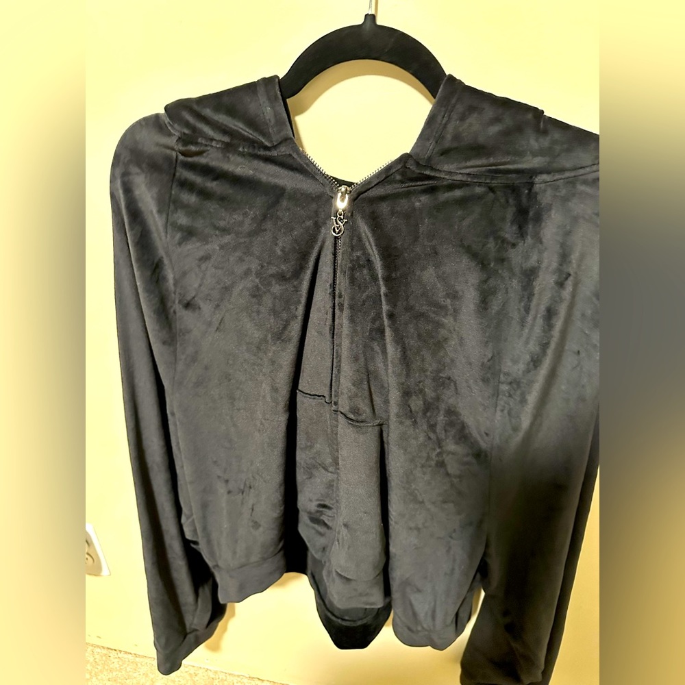 Victoria’s Secret Velour Cropped Hoodie